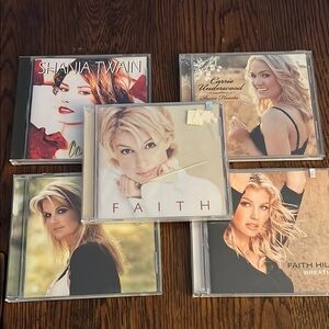 5 girl country singers CDs 4 used and 1 new